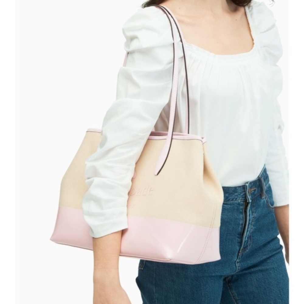 Kate Spade canvas tote